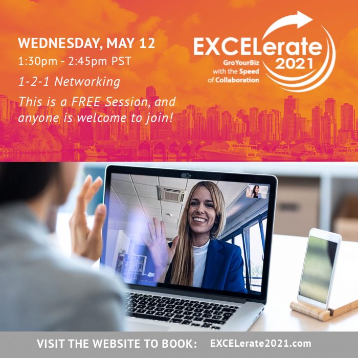 EXCELerate 2021 May 12 1-2-1 Networking